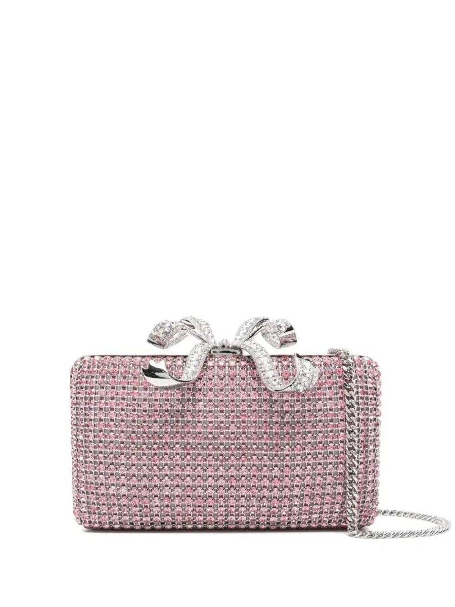 crystal-embellished clutch bag