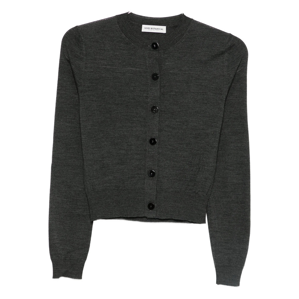 Goes Botanical Crew-neck Cardigan
