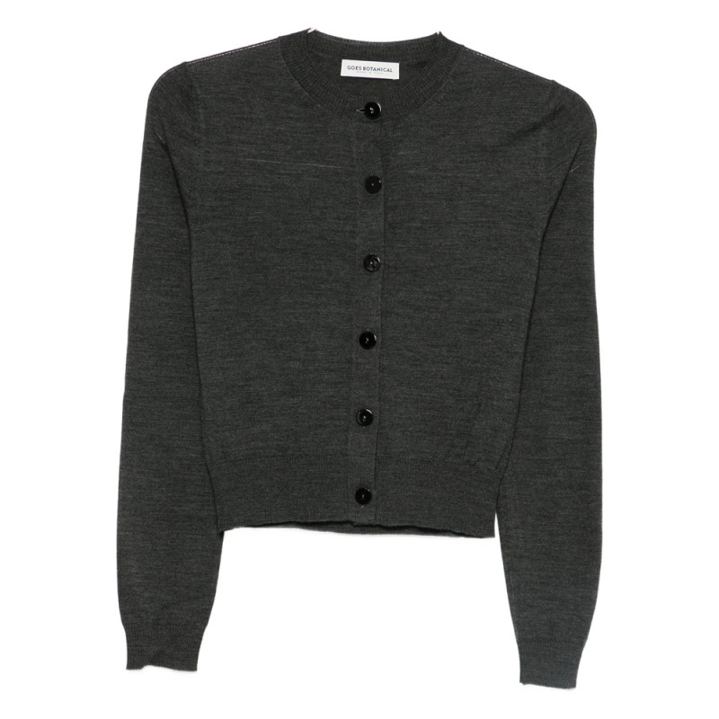 Goes Botanical Crew-neck Cardigan