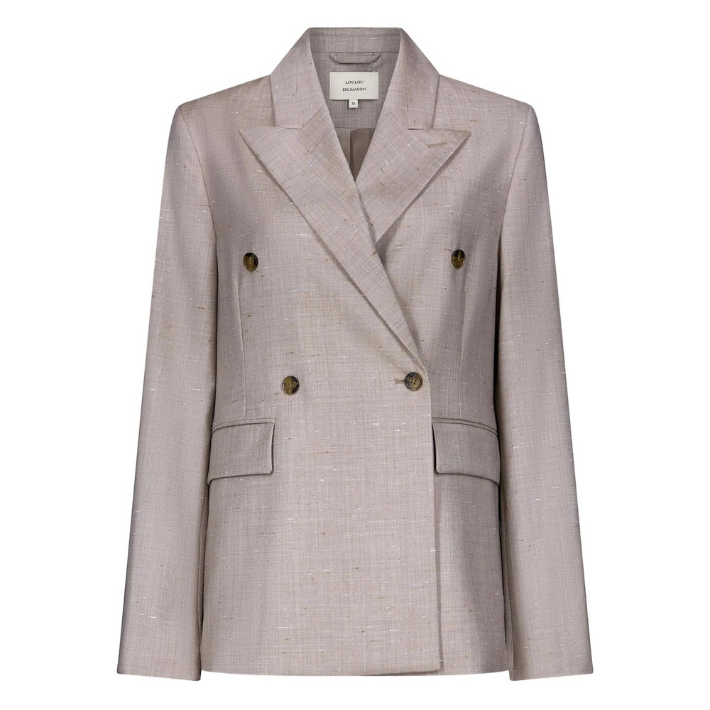 Lou Lou De Saison Norma Double-breasted Peak-lapel Blazer