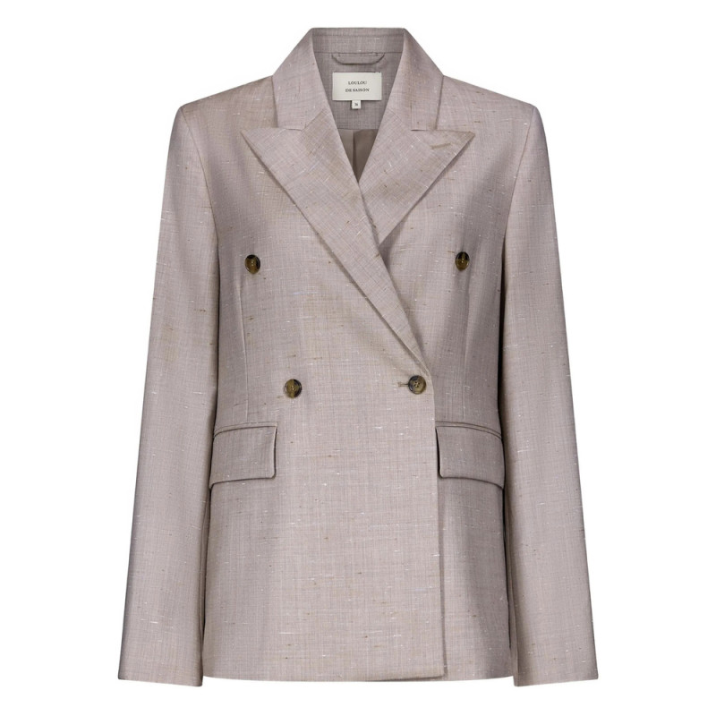 Lou Lou De Saison Norma Double-breasted Peak-lapel Blazer