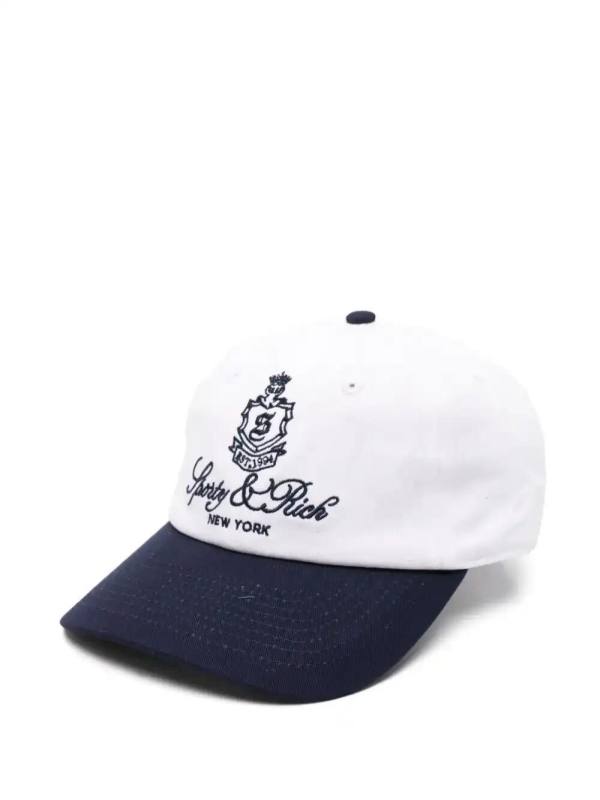 logo-embroidered cap