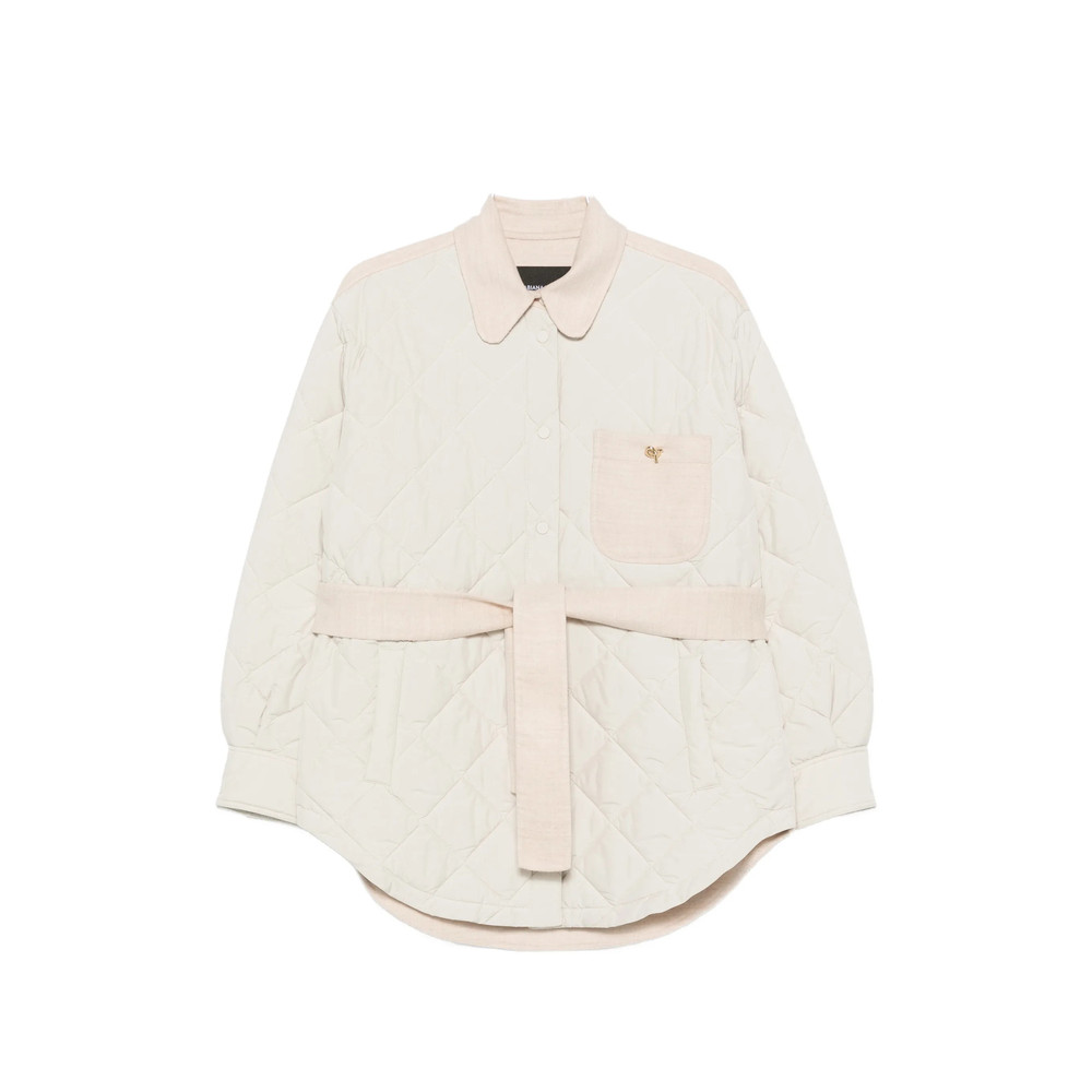 Fabiana Filippi Quilted Belted Coat