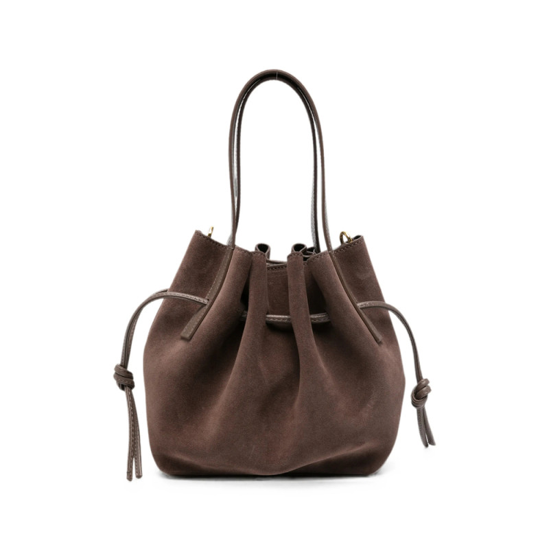 Yuzefi Mini Scallop Suede Tote Bag