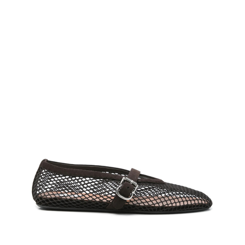 Alaïa Fishnet Ballet Flats