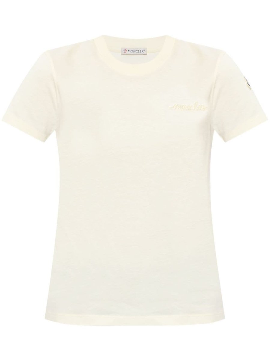 logo-patch cotton T-shirt