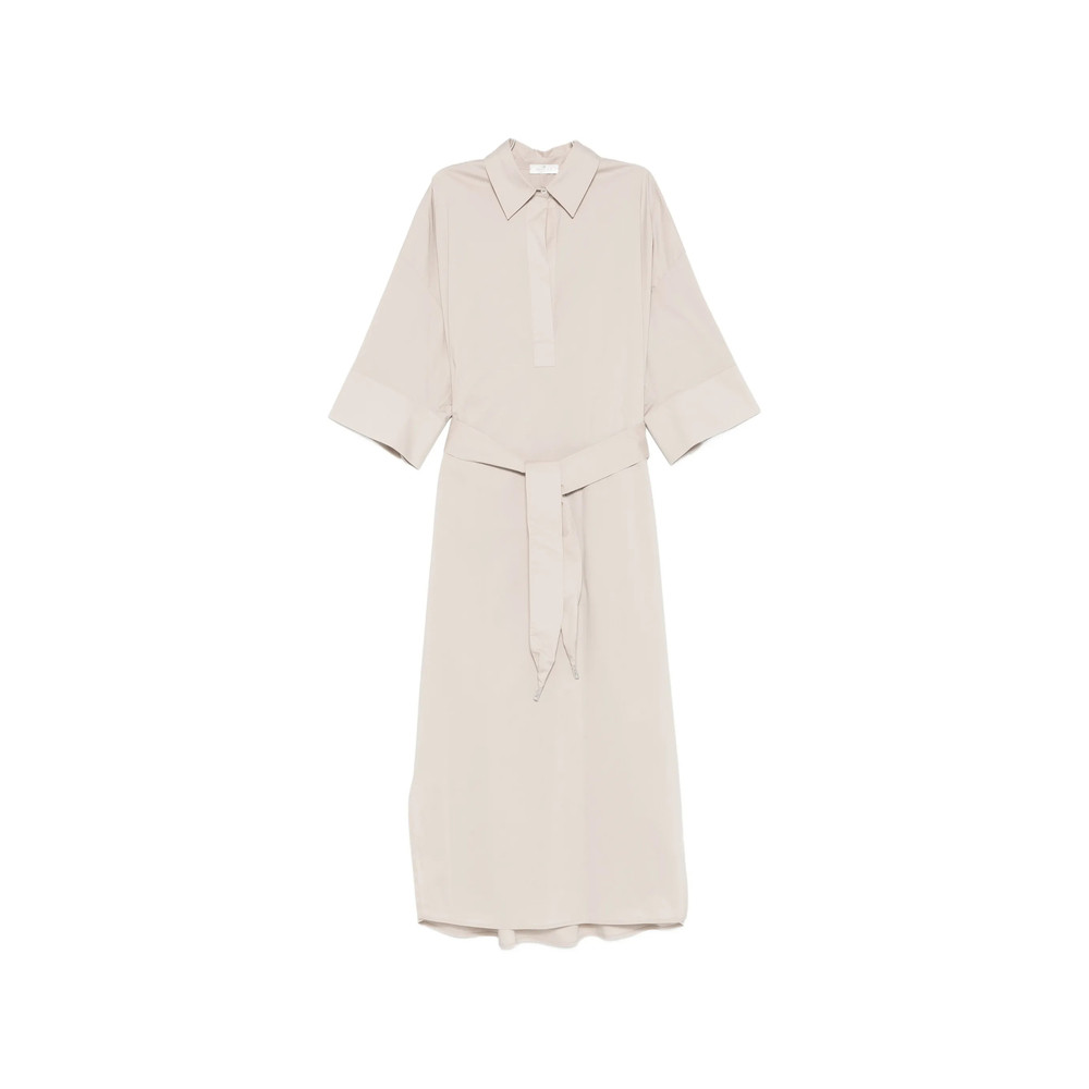 Panicale Belted Midi Shirt Dress