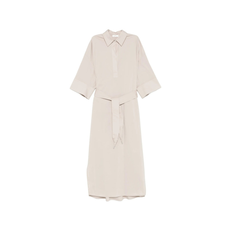Panicale Belted Midi Shirt Dress