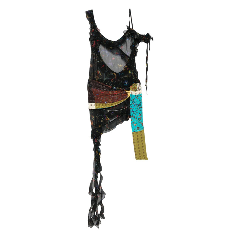 Siedres Floral-print Asymmetric Dress