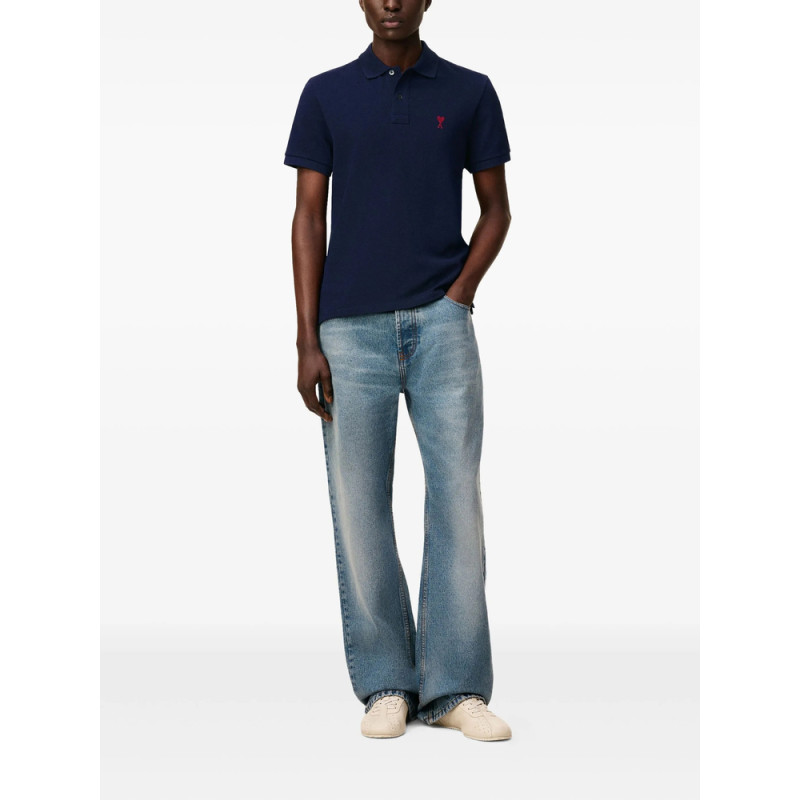 Ami Paris Ami De Coeur Polo Shirt