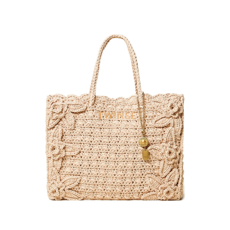 Twinset Floral-appliqué Tote Bag