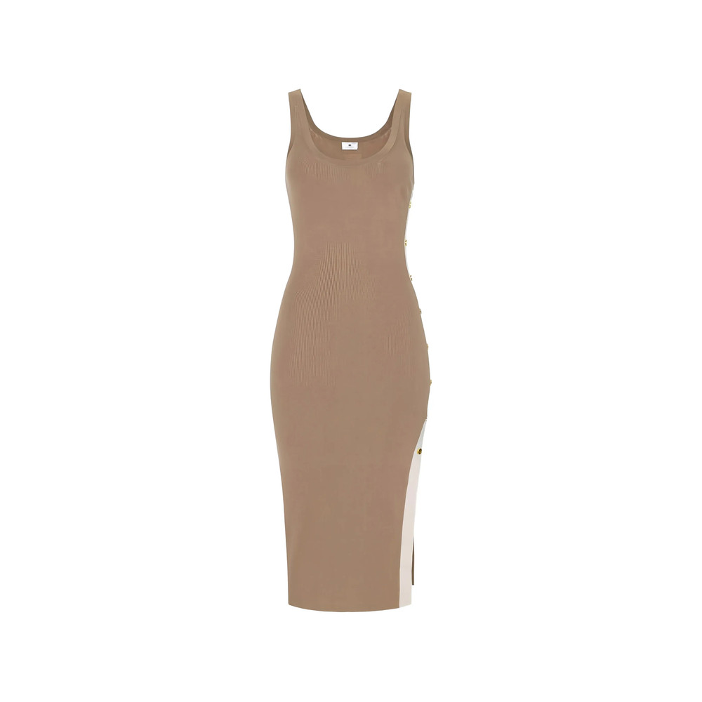 Elisabetta Franchi Knit Midi Dress