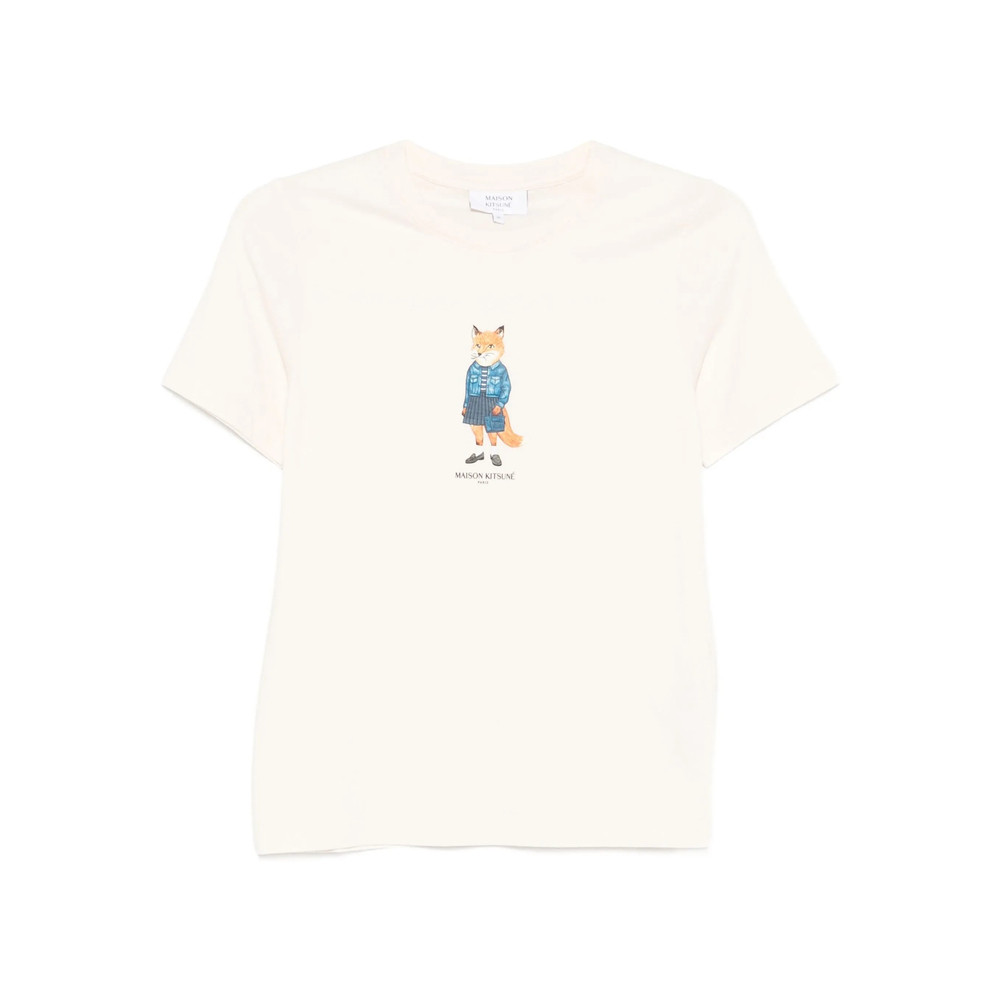 Maison Kitsuné Fox-print T-shirt