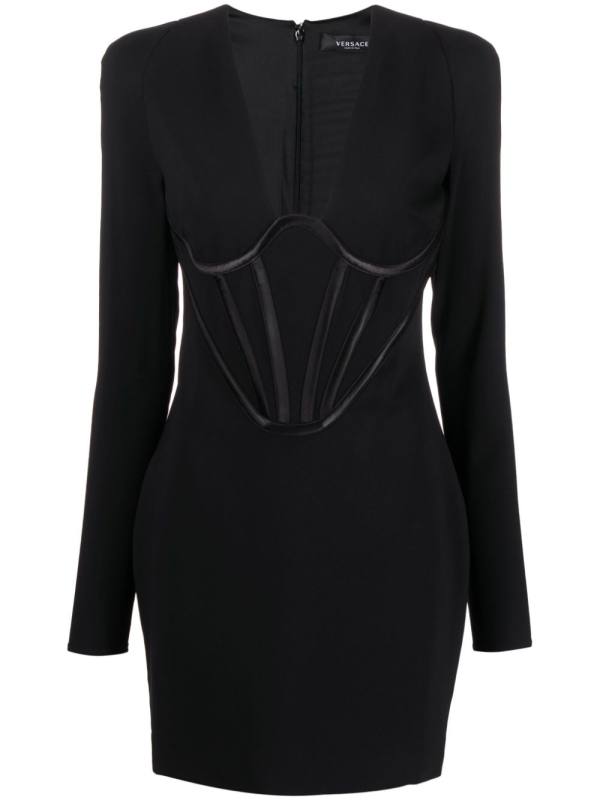 corset-style minidress