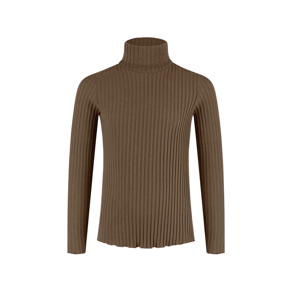 Il Gufo Ribbed-knit Roll-neck Sweater