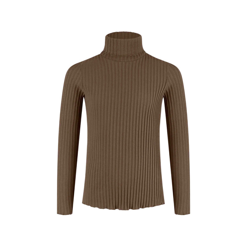 Il Gufo Ribbed-knit Roll-neck Sweater