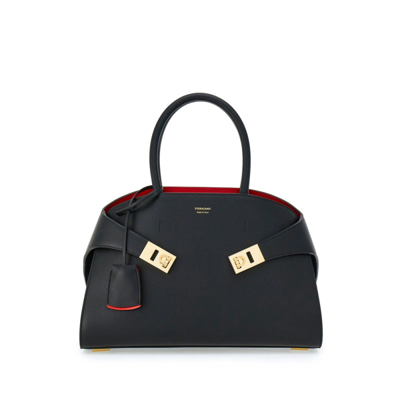 Ferragamo Small Hug Leather Tote Bag