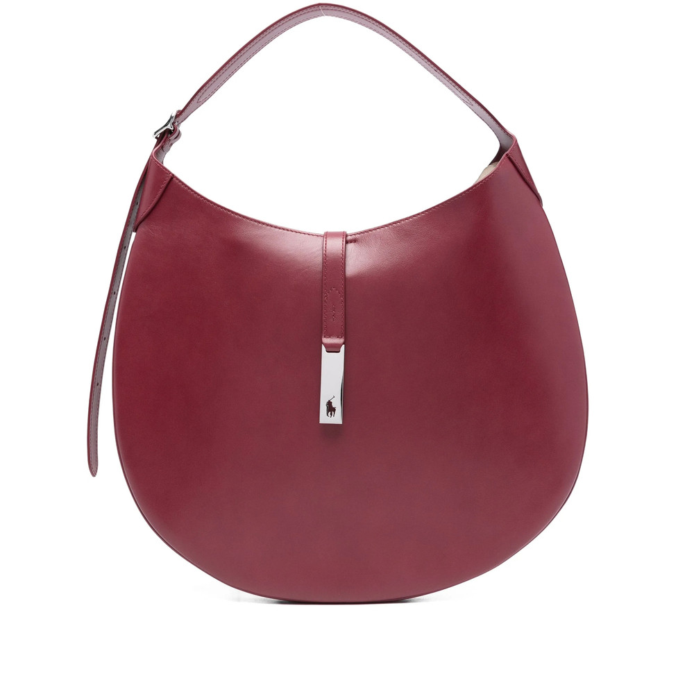 Ralph Lauren Logo-clasp Leather Shoulder Bag