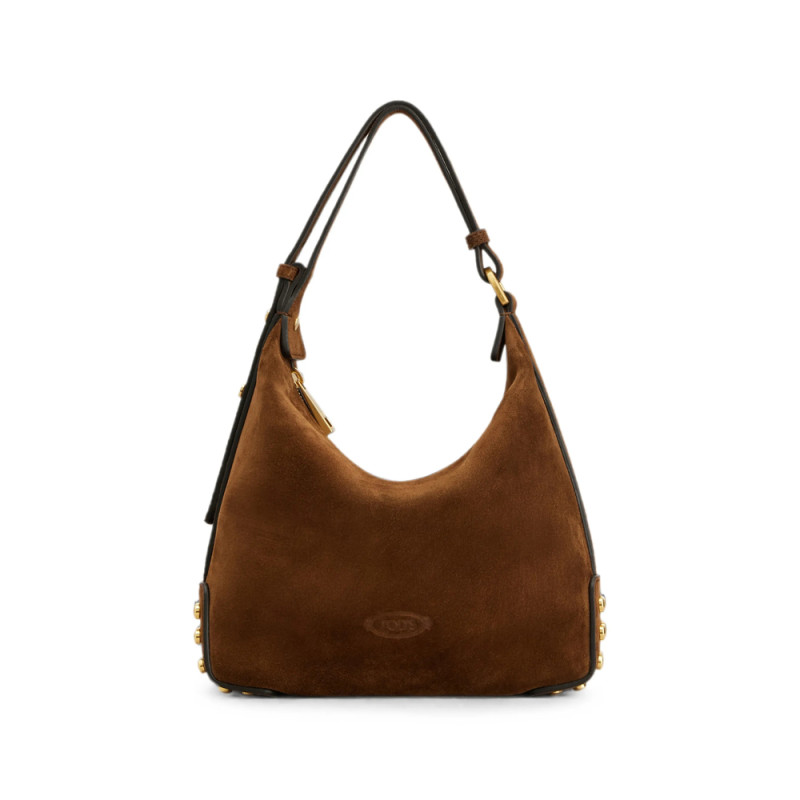 Tod's Metal Dots Mini Bag In Suede