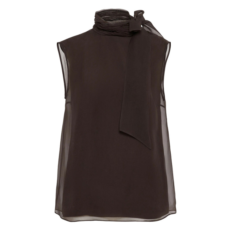 Brunello Cucinelli Pussybow Blouse