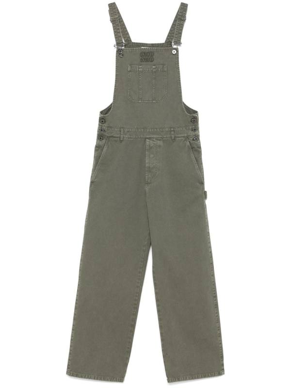 gabardine dungarees