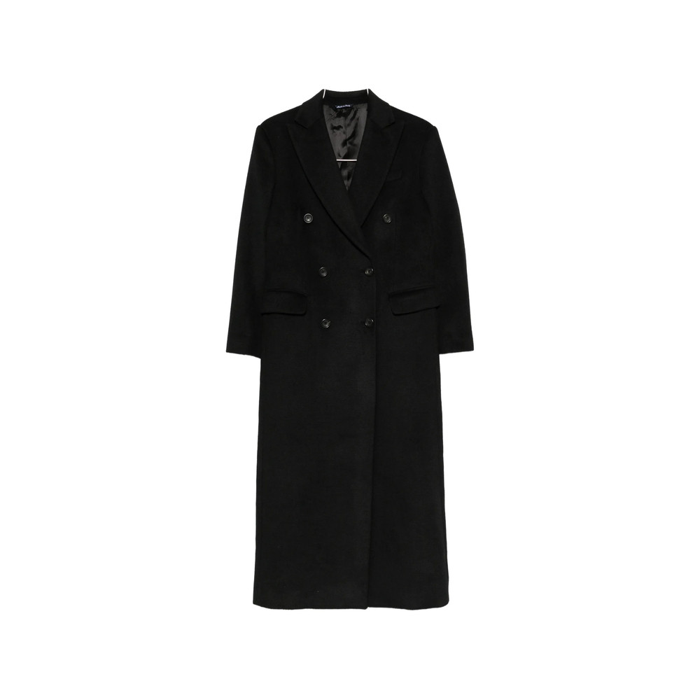 Eraldo Double-breasted Peaked-lapels Coat