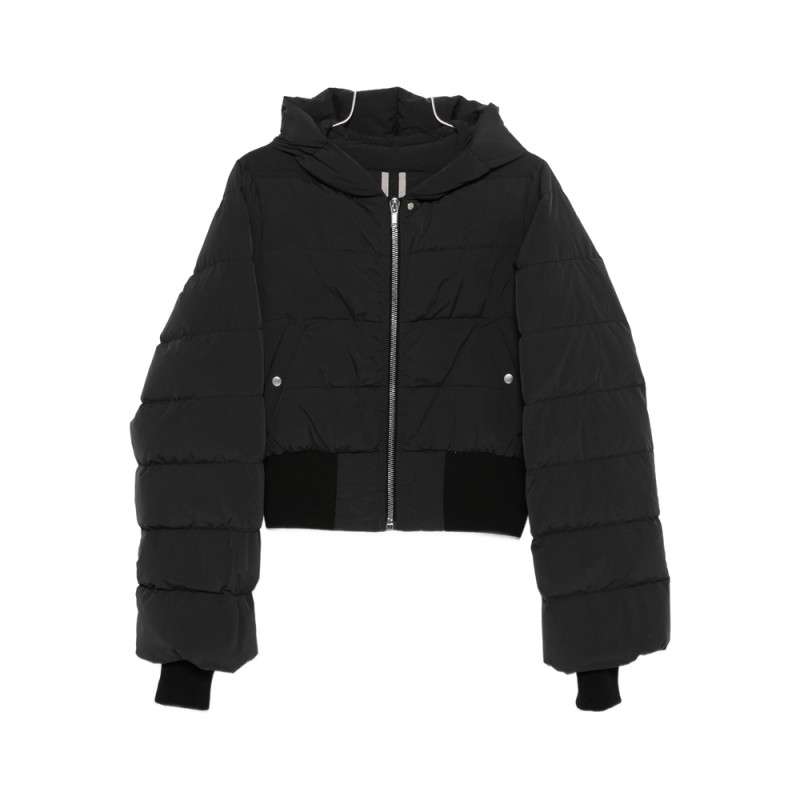 Rick Owens Hooded Quilted Jacket