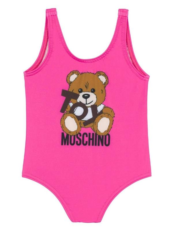 Teddy Bear-print swimsuit