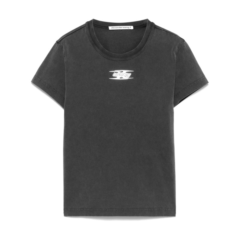 Alexander Wang T Puff Logo Shrunken T-shirt