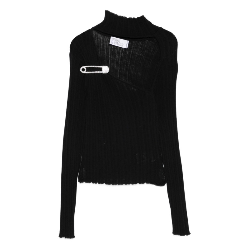 Giuseppe Di Morabito Ribbed Safety-pin Sweater