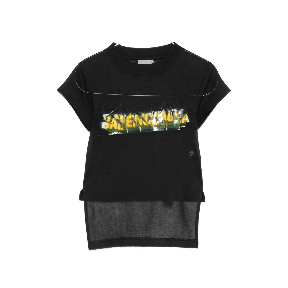 Balenciaga Mock-neck T-shirt