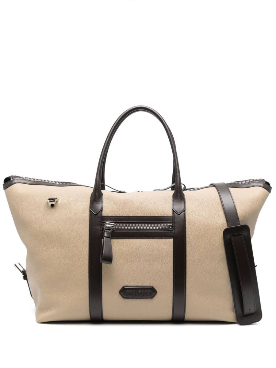 leather holdall