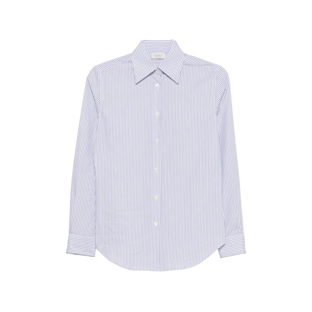 Mazzarelli Vertical-stripe Long-sleeve Shirt
