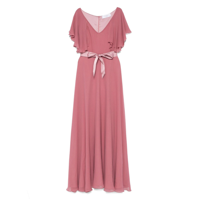 De Santis Ruffle-detail Maxi Dress