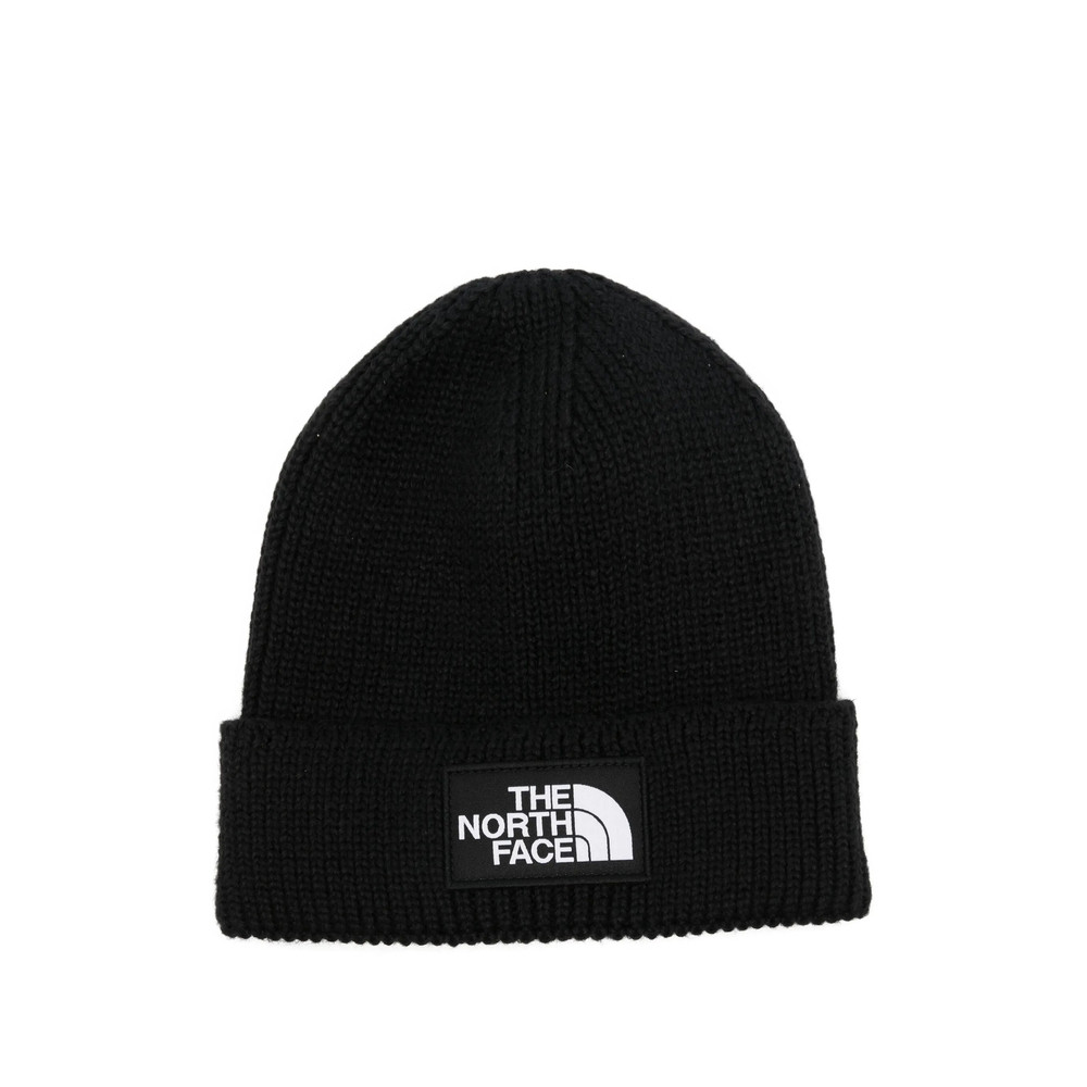 The North Face TNF Logo Box Cuffed Beanie Hat
