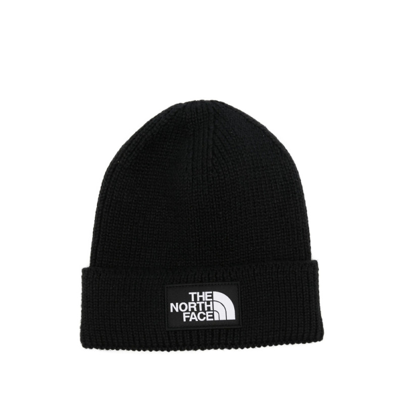 The North Face TNF Logo Box Cuffed Beanie Hat