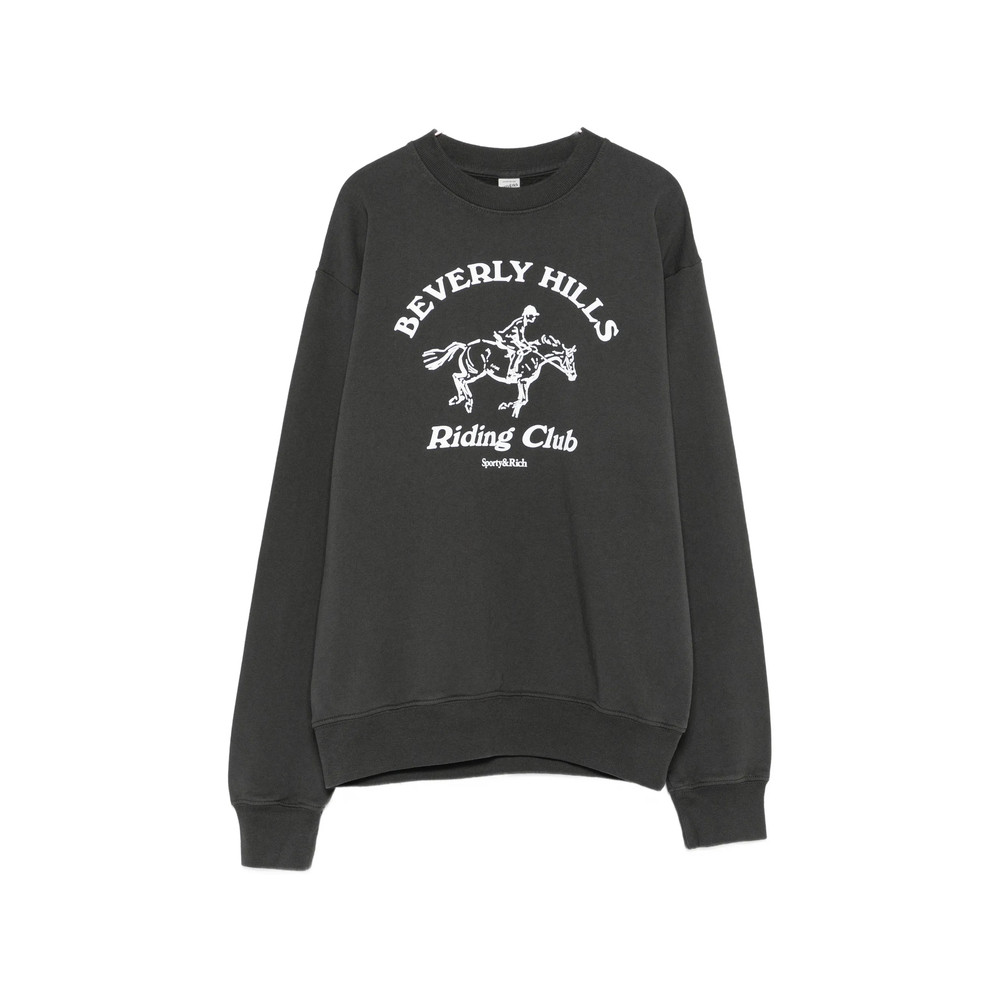 Sporty & Rich Horse-print Sweatshirt