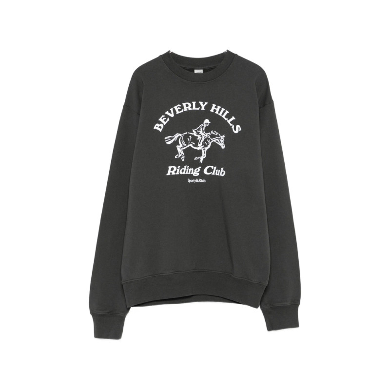 Sporty & Rich Horse-print Sweatshirt