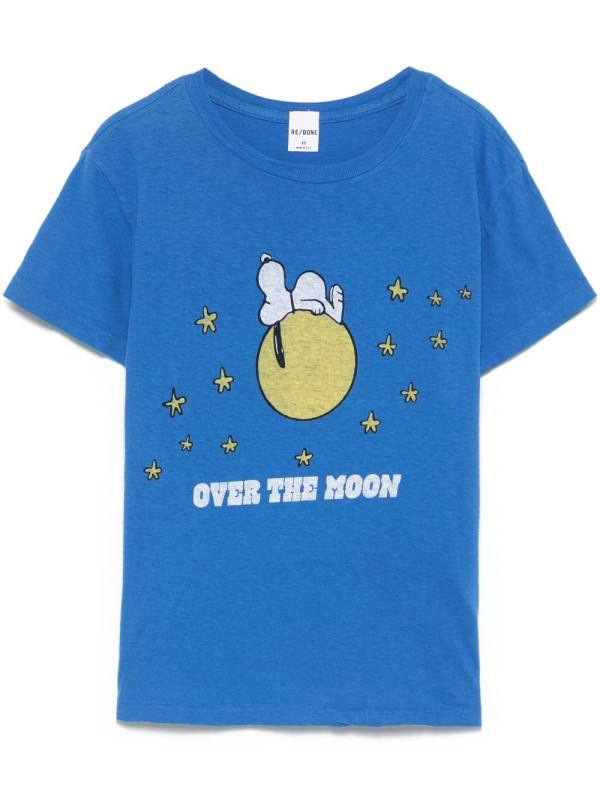 x Peanuts Snoopy Moon T-shirt