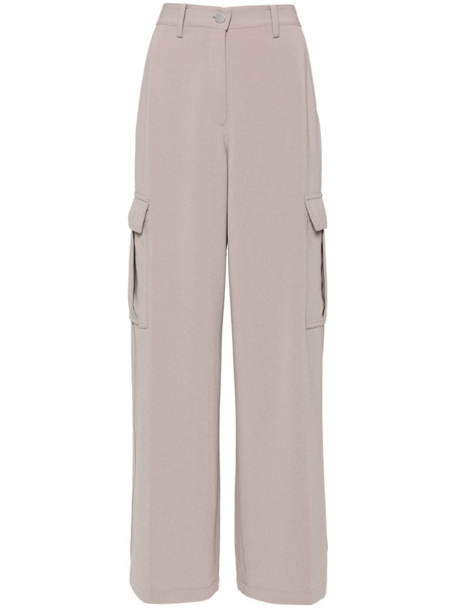 wide-leg cargo trousers