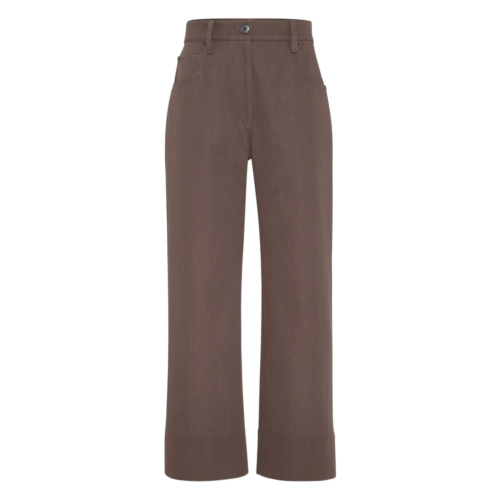 Brunello Cucinelli Pocketed Cotton Trousers