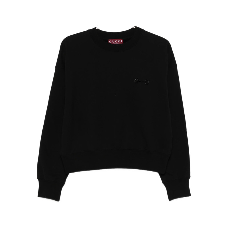 Gucci Logo Cropped Knitwear