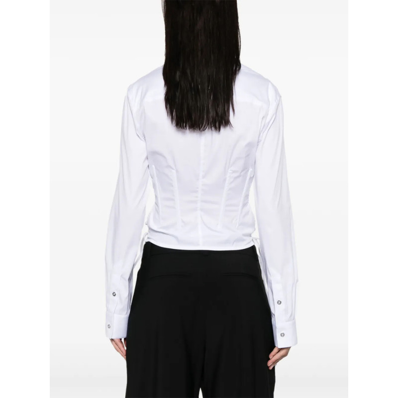 Mugler Corset Poplin Shirt