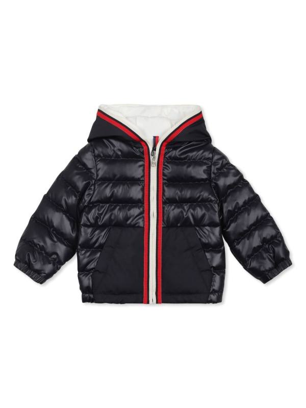 hooded padded jacke