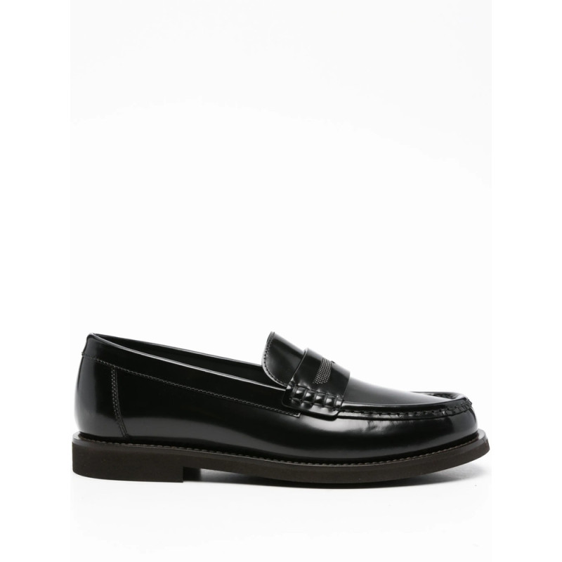 Brunello Cucinelli Monili Chain-detailed Loafers