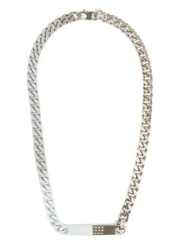 numbers-motif necklace