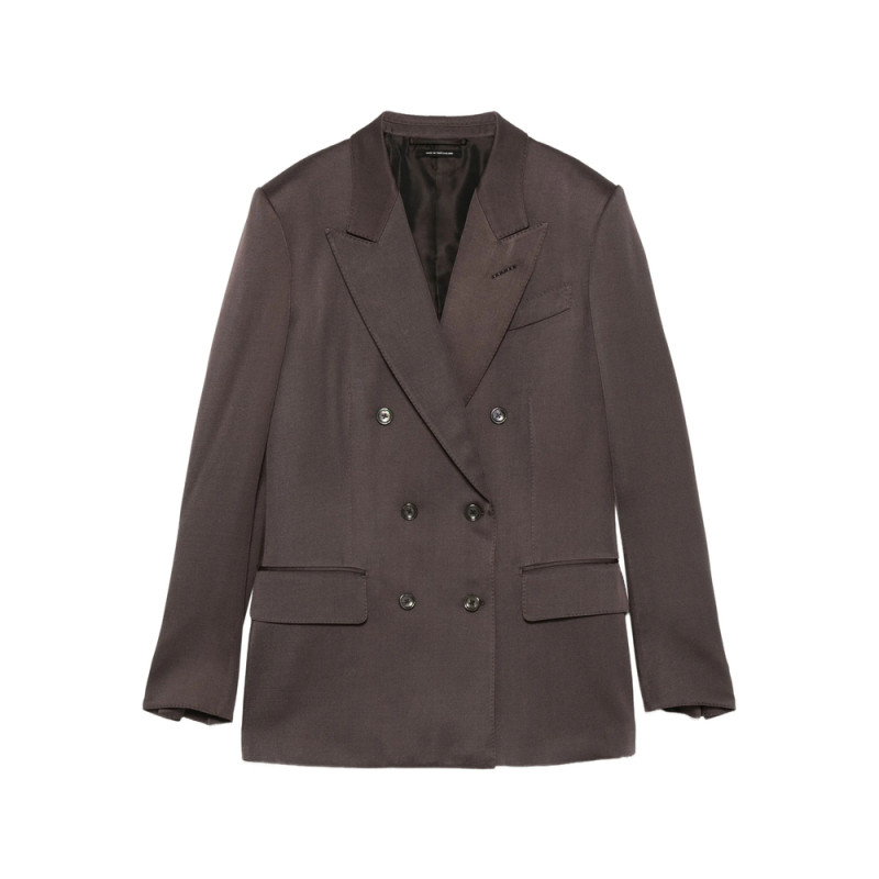 Tom Ford Double-breasted Silk-blend Jacket