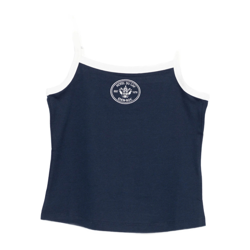 Sporty & Rich Logo-detail Cami Top