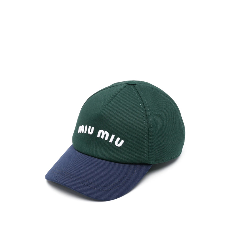 Miu Miu Logo-embroidered Cap