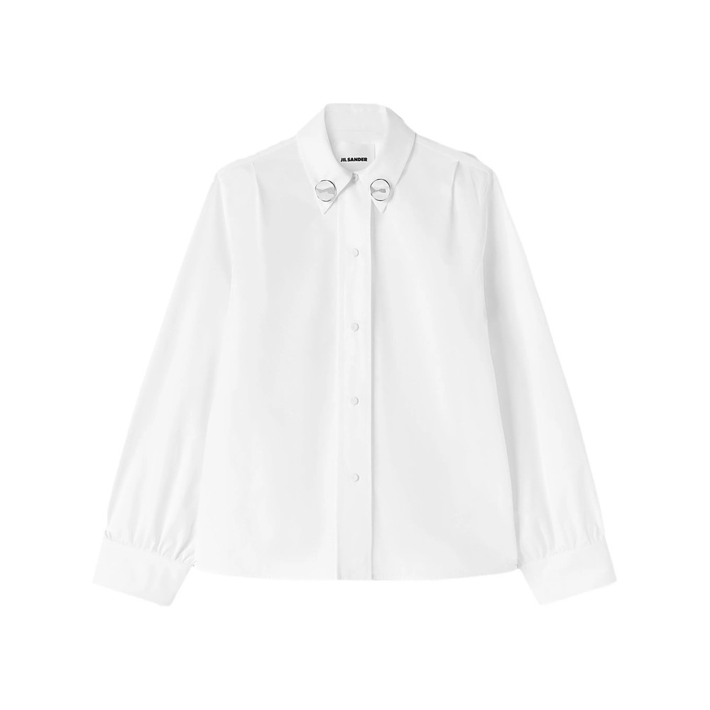 Jil Sander Jewel-clip Cotton Shirt